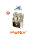 Faster Vizion Touch Display Wireless Earbuds