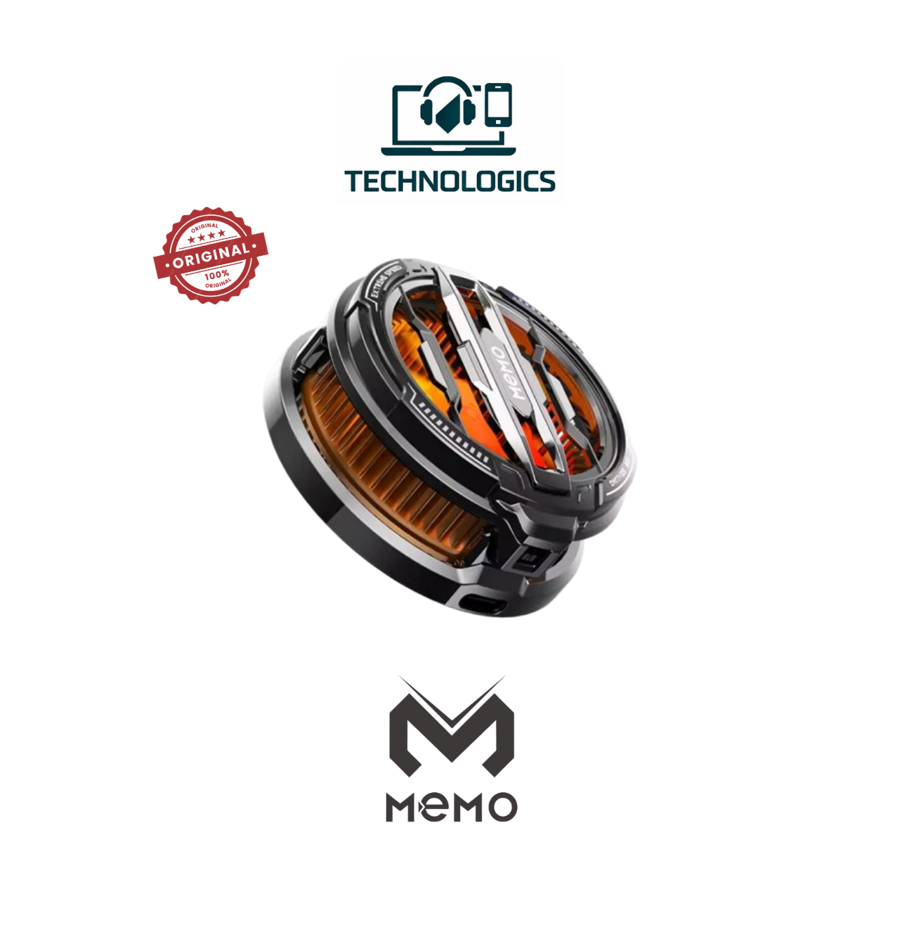 MEMO CX07 Phone Cooler Cooling Fan For Phone Radiator Phone Cooler For Gaming