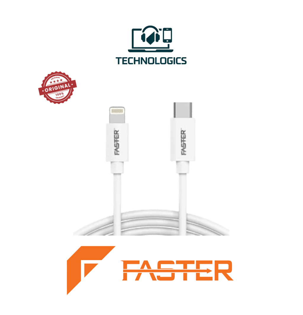 Faster O3 Pro USB-C to Lightning Cable 1.2M | 27W Fast Charging Cable