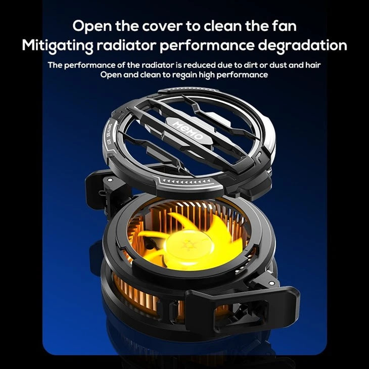 MEMO CX07 Phone Cooler Cooling Fan For Phone Radiator Phone Cooler For Gaming