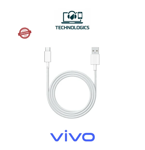 Original Vivo 8A Type-A to Type-C Cable – 120W Super Fast Flash Charge Support q